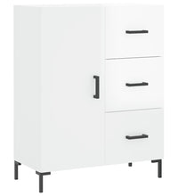 Sideboard Hochglanz-Weiß 69,5x34x90 cm Holzwerkstoff