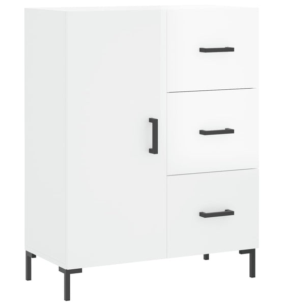 Sideboard Hochglanz-Weiß 69,5x34x90 cm Holzwerkstoff