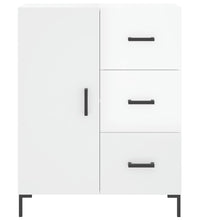 Sideboard Hochglanz-Weiß 69,5x34x90 cm Holzwerkstoff