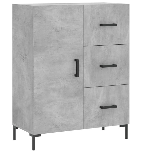 Sideboard Betongrau 69,5x34x90 cm Holzwerkstoff