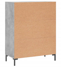 Sideboard Betongrau 69,5x34x90 cm Holzwerkstoff