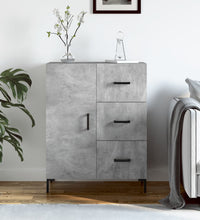 Sideboard Betongrau 69,5x34x90 cm Holzwerkstoff