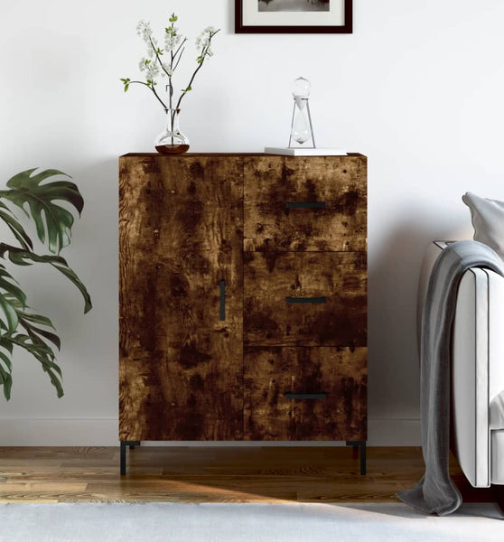 Sideboard Räuchereiche 69,5x34x90 cm Holzwerkstoff