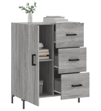 Sideboard Grau Sonoma 69,5x34x90 cm Holzwerkstoff