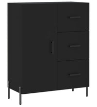 Sideboard Schwarz 69,5x34x90 cm Holzwerkstoff