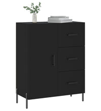 Sideboard Schwarz 69,5x34x90 cm Holzwerkstoff