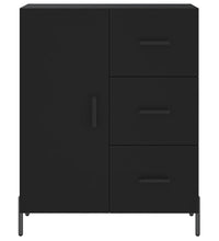 Sideboard Schwarz 69,5x34x90 cm Holzwerkstoff