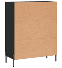 Sideboard Schwarz 69,5x34x90 cm Holzwerkstoff