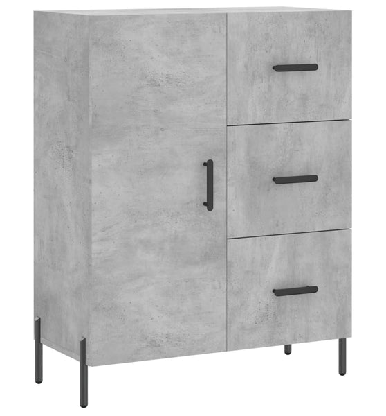 Sideboard Betongrau 69,5x34x90 cm Holzwerkstoff