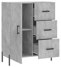 Sideboard Betongrau 69,5x34x90 cm Holzwerkstoff