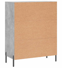Sideboard Betongrau 69,5x34x90 cm Holzwerkstoff