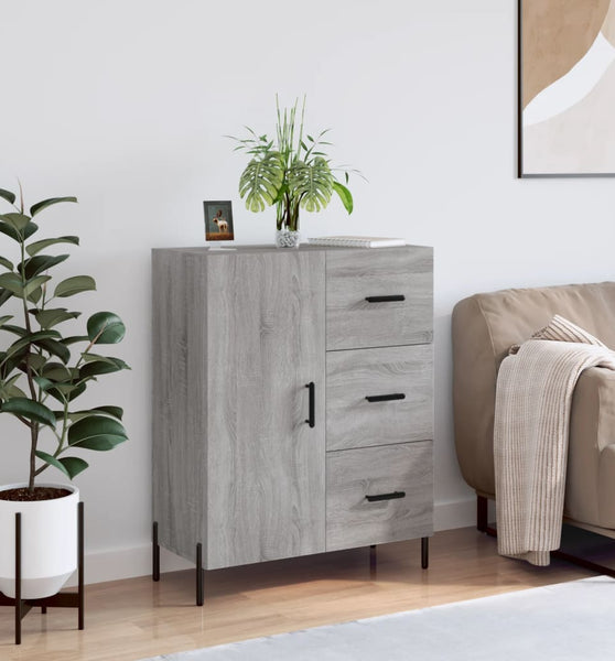 Sideboard Grau Sonoma 69,5x34x90 cm Holzwerkstoff