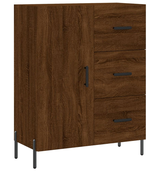 Sideboard Braun Eichen-Optik 69,5x34x90 cm Holzwerkstoff