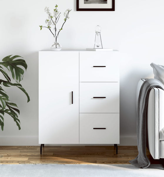 Sideboard Weiß 69,5x34x90 cm Holzwerkstoff