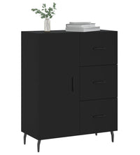 Sideboard Schwarz 69,5x34x90 cm Holzwerkstoff