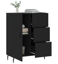 Sideboard Schwarz 69,5x34x90 cm Holzwerkstoff