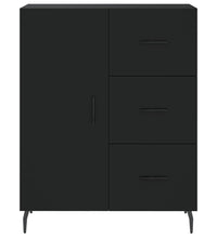 Sideboard Schwarz 69,5x34x90 cm Holzwerkstoff