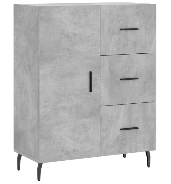 Sideboard Betongrau 69,5x34x90 cm Holzwerkstoff