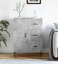 Sideboard Betongrau 69,5x34x90 cm Holzwerkstoff