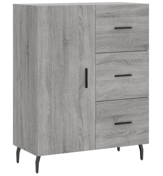 Sideboard Grau Sonoma 69,5x34x90 cm Holzwerkstoff