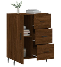 Sideboard Braun Eichen-Optik 69,5x34x90 cm Holzwerkstoff