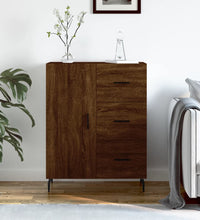Sideboard Braun Eichen-Optik 69,5x34x90 cm Holzwerkstoff
