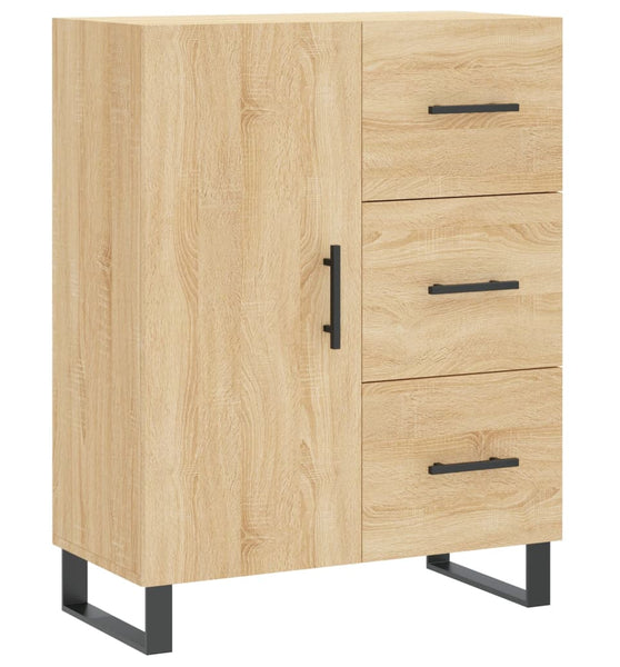 Sideboard Sonoma-Eiche 69,5x34x90 cm Holzwerkstoff