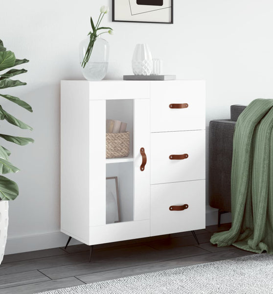 Sideboard Weiß 69,5x34x90 cm Holzwerkstoff