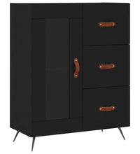 Sideboard Schwarz 69,5x34x90 cm Holzwerkstoff