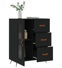 Sideboard Schwarz 69,5x34x90 cm Holzwerkstoff