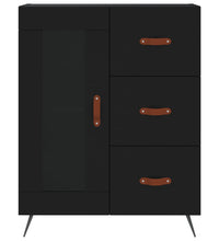 Sideboard Schwarz 69,5x34x90 cm Holzwerkstoff