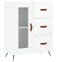 Sideboard Hochglanz-Weiß 69,5x34x90 cm Holzwerkstoff