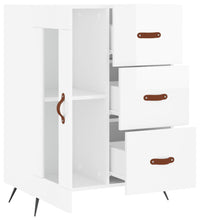 Sideboard Hochglanz-Weiß 69,5x34x90 cm Holzwerkstoff
