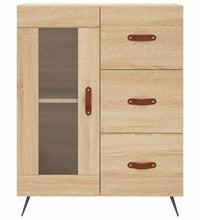 Sideboard Sonoma-Eiche 69,5x34x90 cm Holzwerkstoff