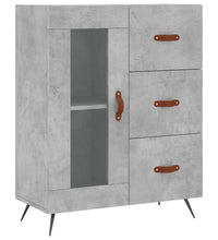 Sideboard Betongrau 69,5x34x90 cm Holzwerkstoff