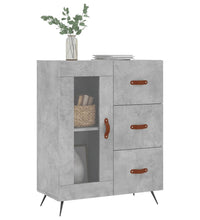Sideboard Betongrau 69,5x34x90 cm Holzwerkstoff