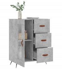 Sideboard Betongrau 69,5x34x90 cm Holzwerkstoff