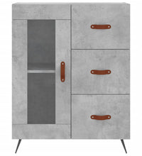 Sideboard Betongrau 69,5x34x90 cm Holzwerkstoff