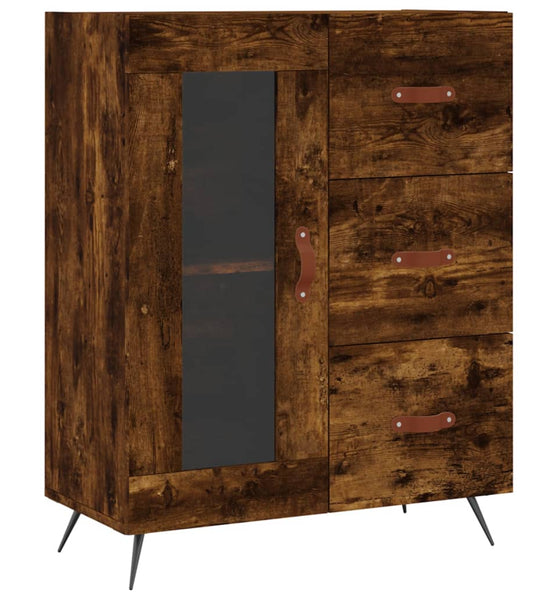 Sideboard Räuchereiche 69,5x34x90 cm Holzwerkstoff