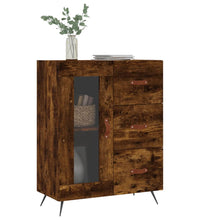 Sideboard Räuchereiche 69,5x34x90 cm Holzwerkstoff