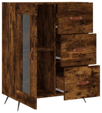 Sideboard Räuchereiche 69,5x34x90 cm Holzwerkstoff