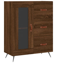 Sideboard Braun Eichen-Optik 69,5x34x90 cm Holzwerkstoff
