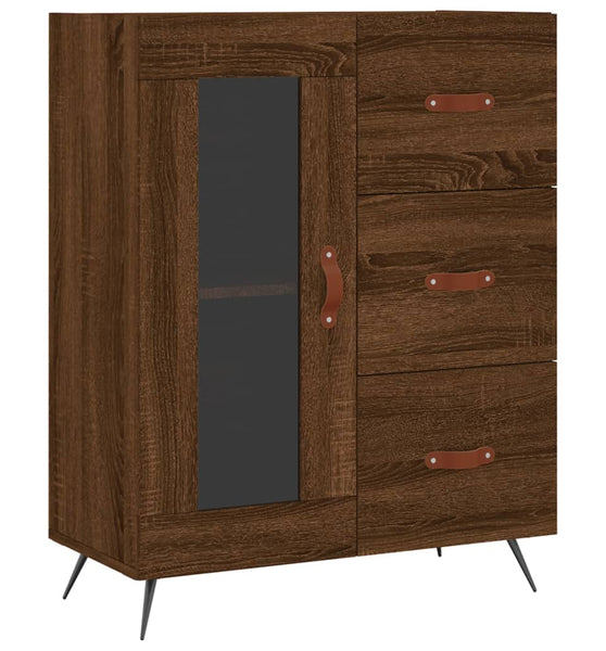 Sideboard Braun Eichen-Optik 69,5x34x90 cm Holzwerkstoff