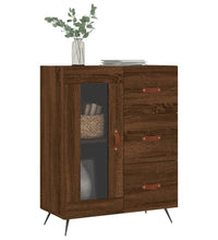 Sideboard Braun Eichen-Optik 69,5x34x90 cm Holzwerkstoff