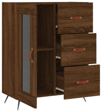 Sideboard Braun Eichen-Optik 69,5x34x90 cm Holzwerkstoff