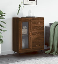 Sideboard Braun Eichen-Optik 69,5x34x90 cm Holzwerkstoff