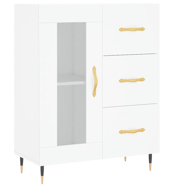 Sideboard Weiß 69,5x34x90 cm Holzwerkstoff