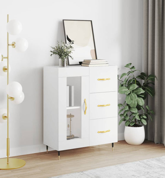 Sideboard Weiß 69,5x34x90 cm Holzwerkstoff