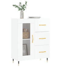 Sideboard Hochglanz-Weiß 69,5x34x90 cm Holzwerkstoff