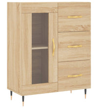 Sideboard Sonoma-Eiche 69,5x34x90 cm Holzwerkstoff